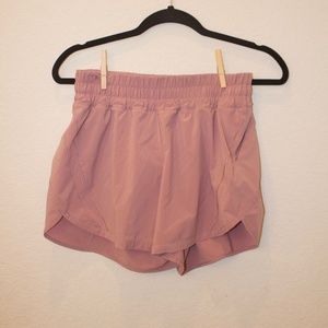Pink Lululemon shorts
